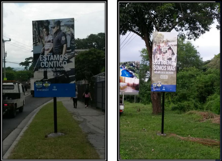 Vallas publicitarias y mini vallas resistentes